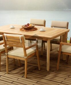 Kansas Wooden Dining Set