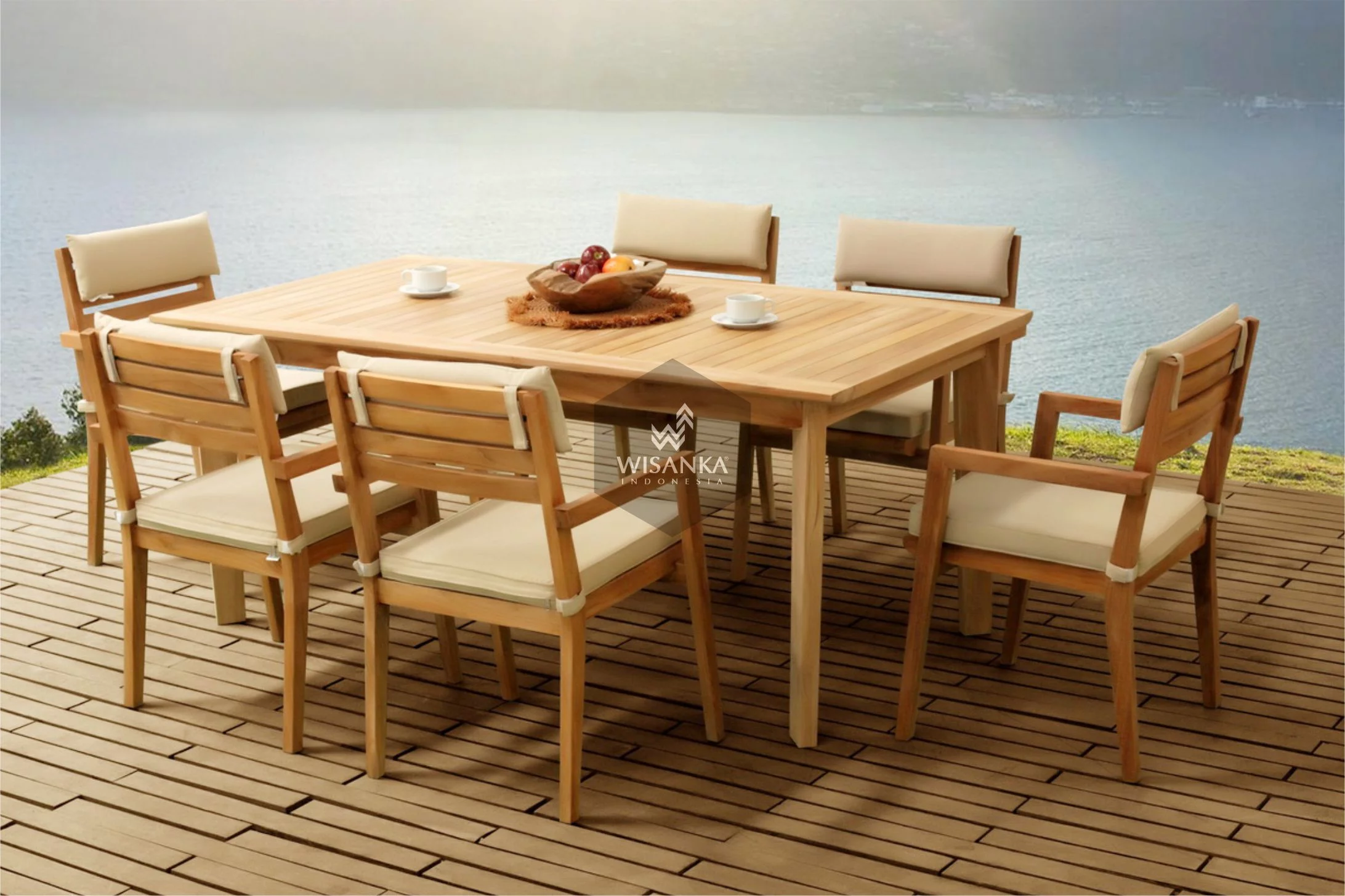 Kansas Wooden Dining Set
