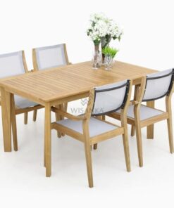 Aleena Teak Wood Dining Set