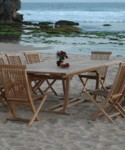Alexandria Teak Outdoor Dining Set
