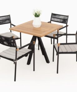 Andra Teak Outdoor Dining Set