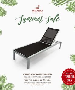 Cadiz Stackable Sunbed Promo Outdoor Furniture