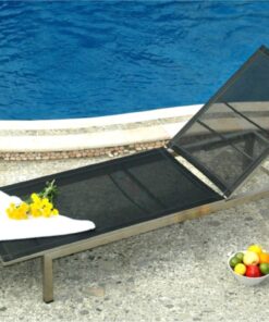 Canada Sunbed Stainless Steel Lounger