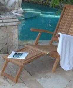 Daytona Teak Sun Lounger