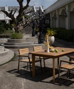 Farrel Teak Outdoor Dining Furniture Set