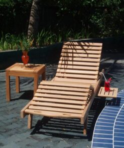 Miami Teak Sun lounger