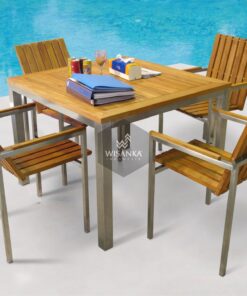 New Texas Teak Outdoor Dining Set